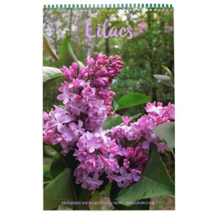 Lilacs---ALL LILACS!! photo calendar