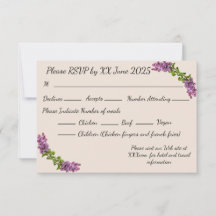 Lilacs and Cream Response Card_2