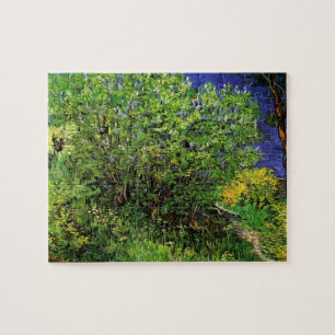 Lilacs by Vincent van Gogh, Vintage Garden Flowers Jigsaw Puzzle