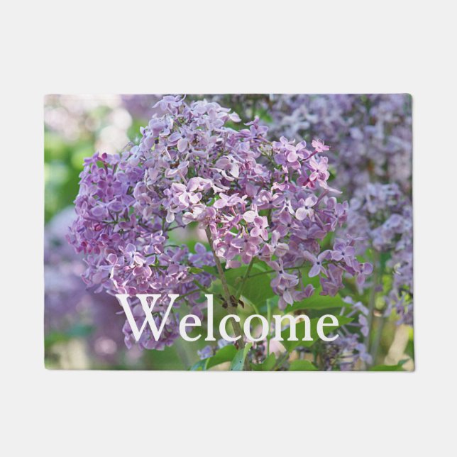 Lilacs Doormat (Front)