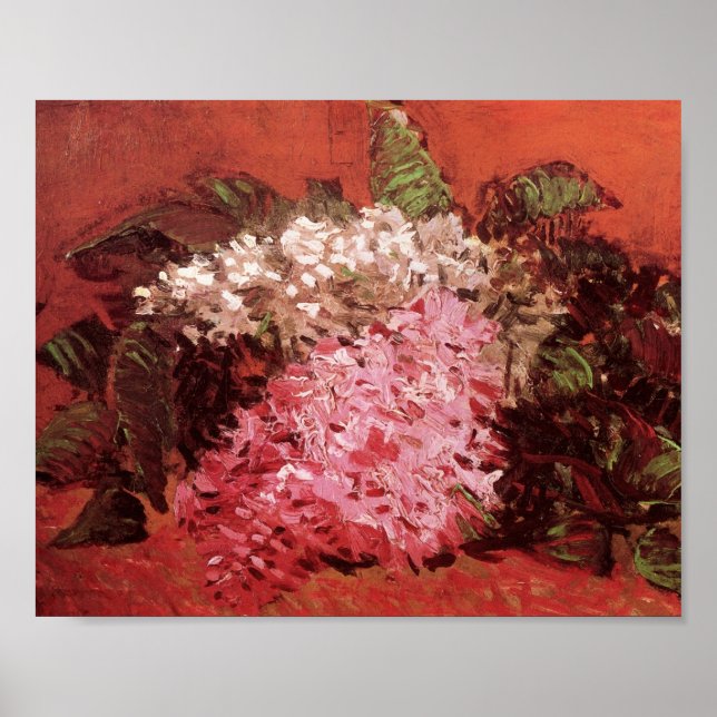 Lilacs (F286b) Van Gogh Fine Art Poster (Front)