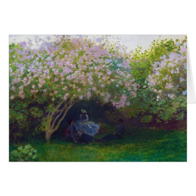 Lilacs, Grey Weather Claude Monet (Front Horizontal)