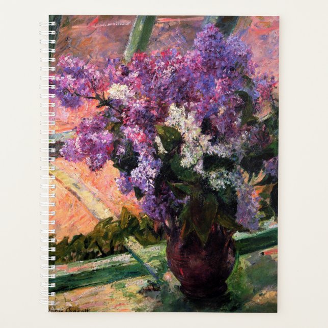 Lilacs in a Window by Mary Cassatt Planner (Front)