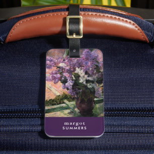Lilacs in a Window   Mary Cassatt Luggage Tag