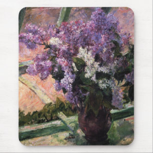 Lilacs In A Window Mouse Pad