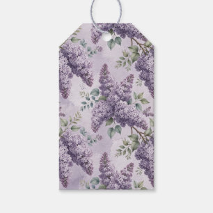 Lilacs Lilac Blossoms Sage Green Dusty Lavender Gift Tags