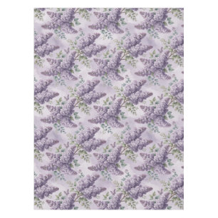 Lilacs Lilac Blossoms Sage Green Dusty Lavender  Tablecloth