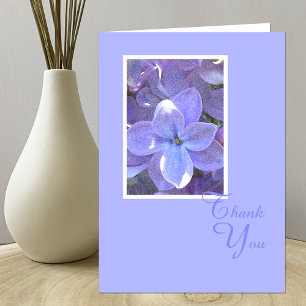 Lilacs Sympathy or Death Thank You Card