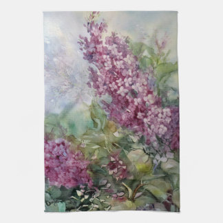 Lilacs Tea Towel