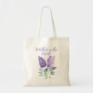 Lilacs Watercolor Mother of the Bride Wedding Tote Bag