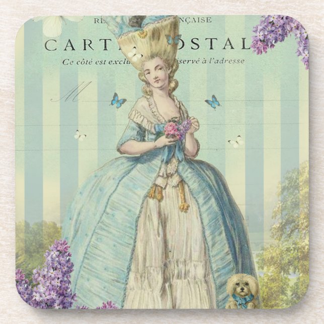 Lilas au printemps coaster (Front)