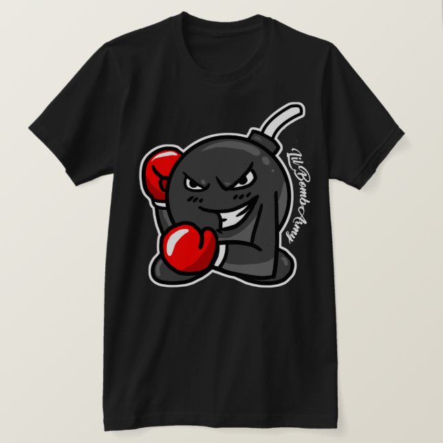 LilBombArmy Uppercut T-Shirt Black (Design Front)