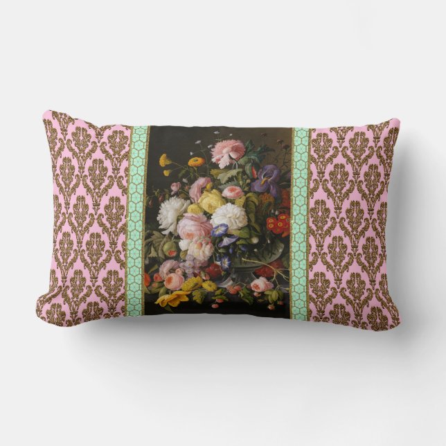 Lilflormth Floral Lumbar Cushion (Front)