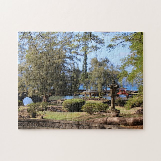 Liliʻuokalani Japanese Gardens Jigsaw Puzzle (Horizontal)