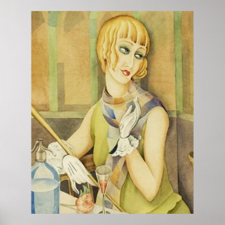 Lili Elbe by Gerda Wegener [1886 - 1940] Poster