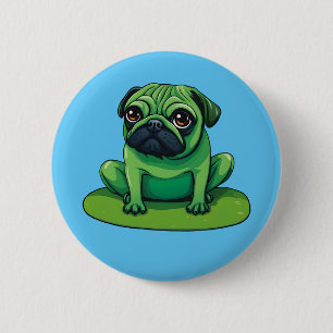 Lili Pug 6 Cm Round Badge