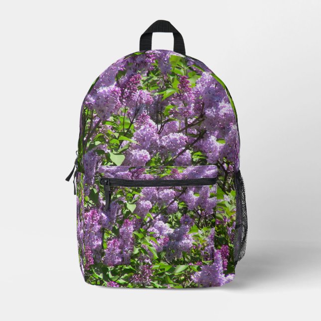 Liliac Printed Backpack (Front)