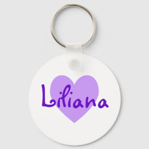Liliana in Purple Key Ring