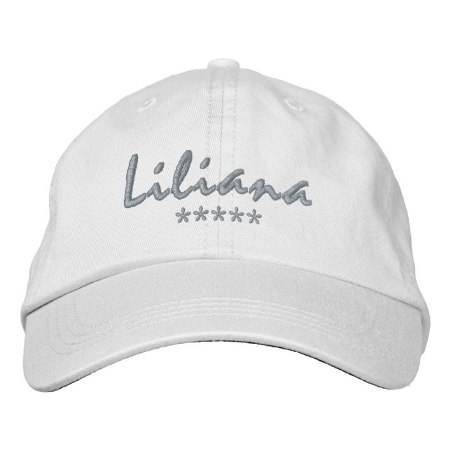 Liliana Name Embroidered Hat (Front)