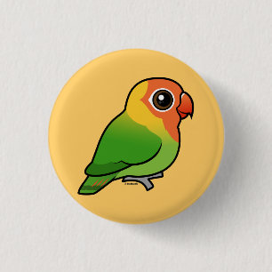 Lilian's Lovebird 3 Cm Round Badge
