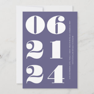 Lilic white clean elegant modern and minimalistic invitation