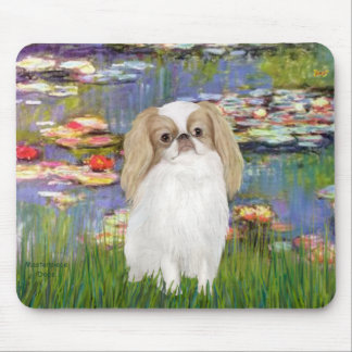 Lilies 2 - Japanese Chin )L1) Mouse Pad