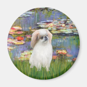 Lilies 2 - Japanese Chin (L2) Magnet
