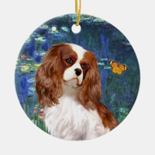 Lilies 5- Cavalier (Blenheim) Ceramic Tree Decoration