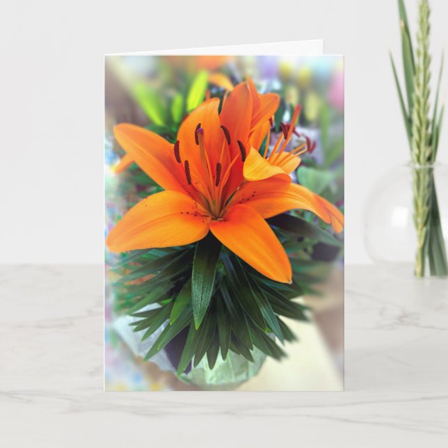 Lilies Card (Front)