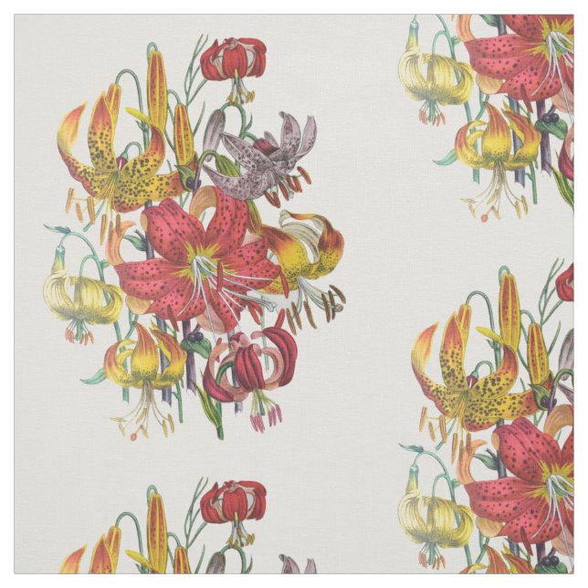 Lilies Fabric (Swatch)