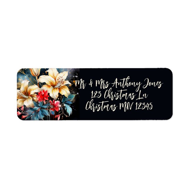 Lilies Floral Christmas (Front)