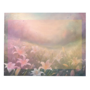 Lilies in The Meadow Notepad
