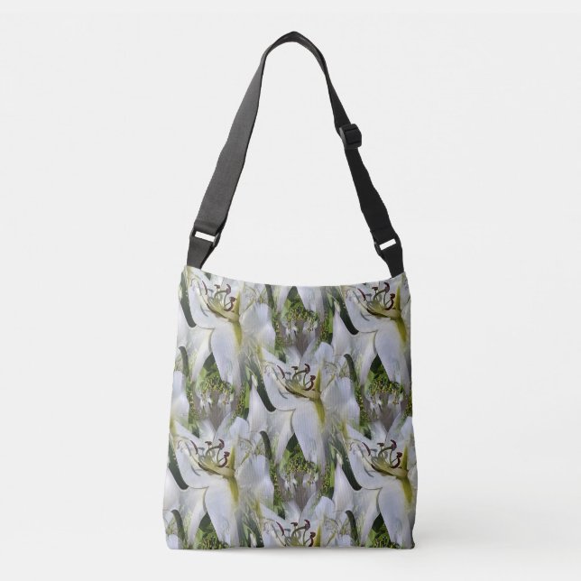 Lilies loving....... crossbody bag (Front)