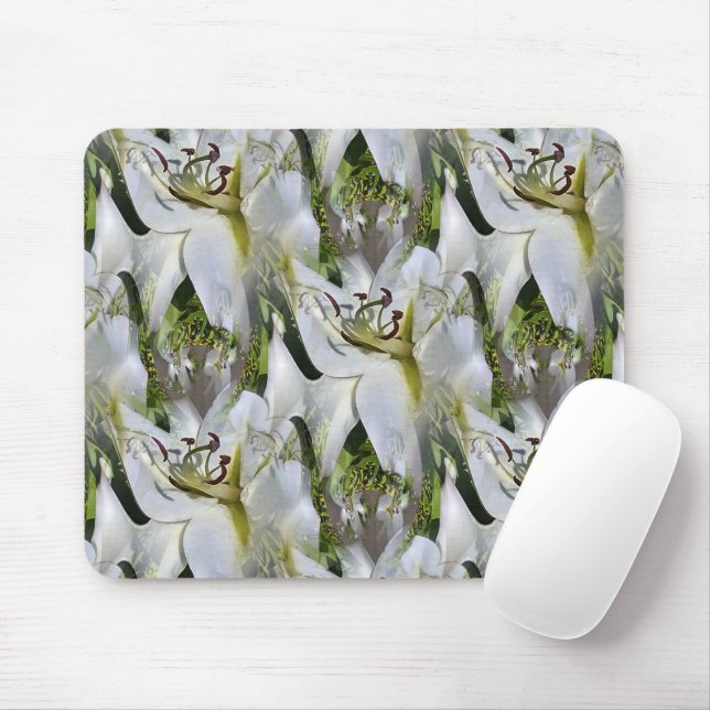 Lilies loving....... mouse pad (With Mouse)