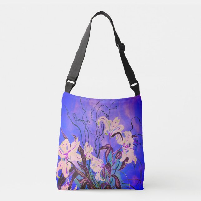 Lilies Of Destiny Crossbody Bag (Front)