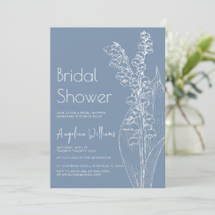 lilies of the valley Bridal Shower Invitation