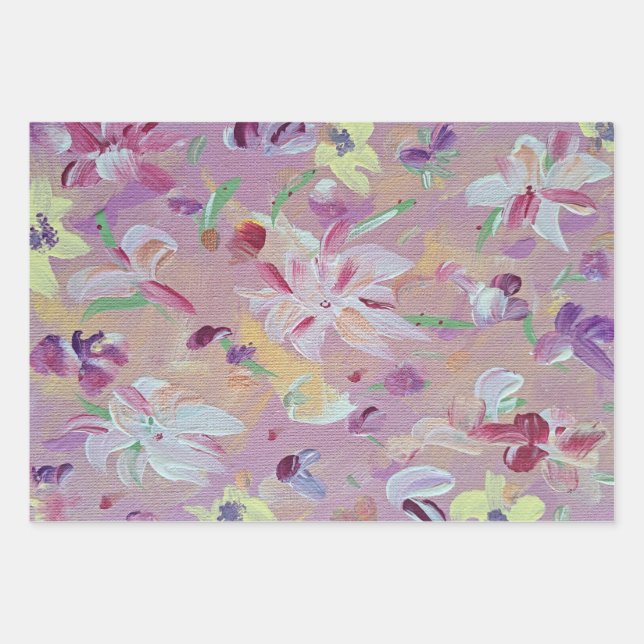 Lilies Of The Valley Wrapping Paper (Front)