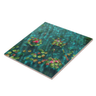 Lilies on the Water Decorative Tile / Trivet