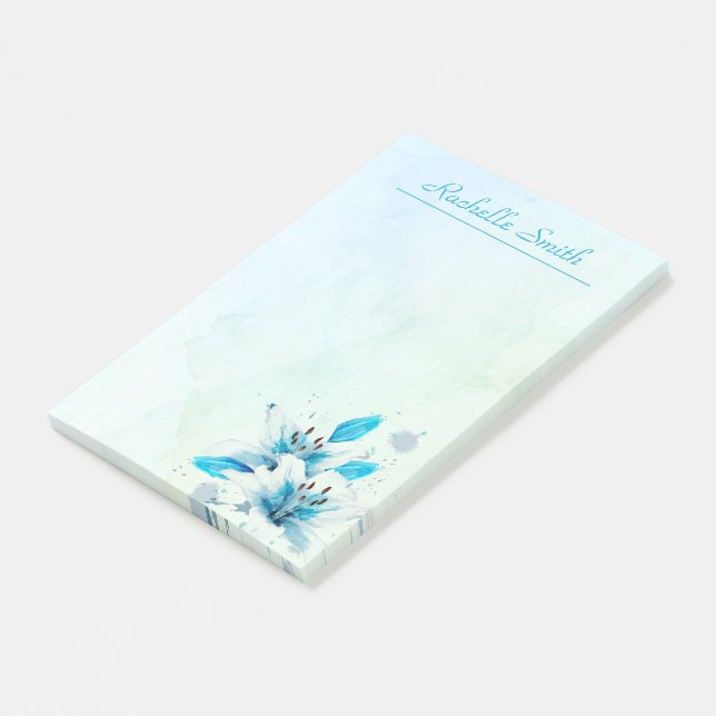 Lilies  post-it notes (Angled)