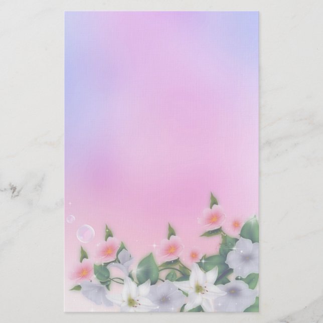 Lilies Stationery (Front)