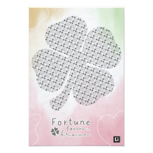 Lil'Inspirations #16 - Fortune favors the brave Photo Print