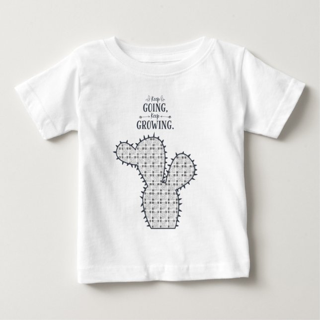 Lil'Inspirations #9 - Keep going, keep growing Baby T-Shirt (Front)