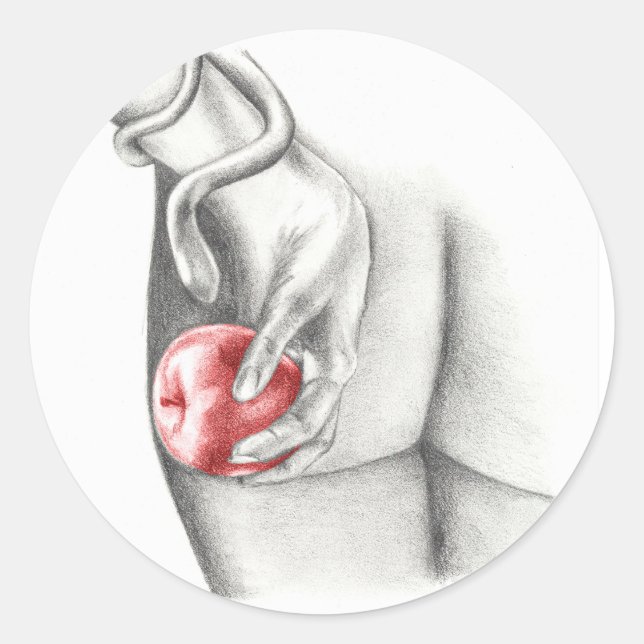 Lilith Classic Round Sticker (Front)