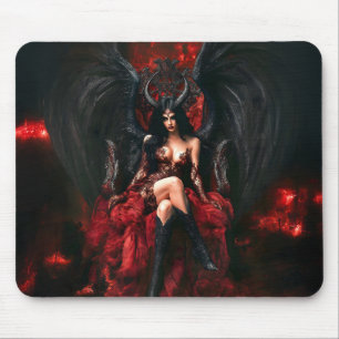 Lilith, Dark Goddess, Occult, Witchcraft, Gothic 2 Mouse Pad