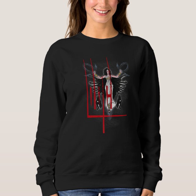 Lilith Goddess Comic Book Art Sweatshirt (Front)
