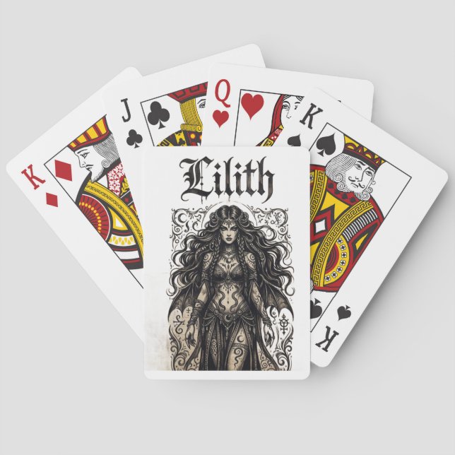 lilith  playing cards (Back)