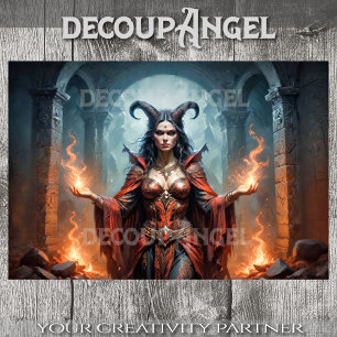 Lilith’s Rebellion Decoupage Tissue Paper