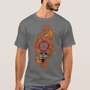 Lilith Sigil and Fire Mandala T-Shirt