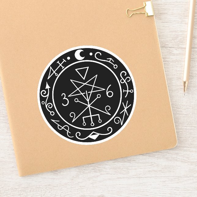 Lilith sigil. Dark moon Goddess seal (Notebook)