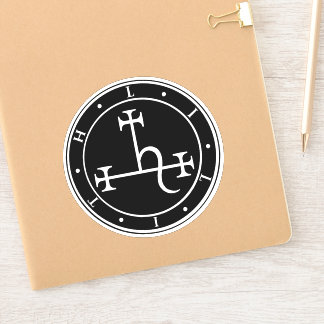 Lilith sigil. Dark moon Goddess seal Sticker